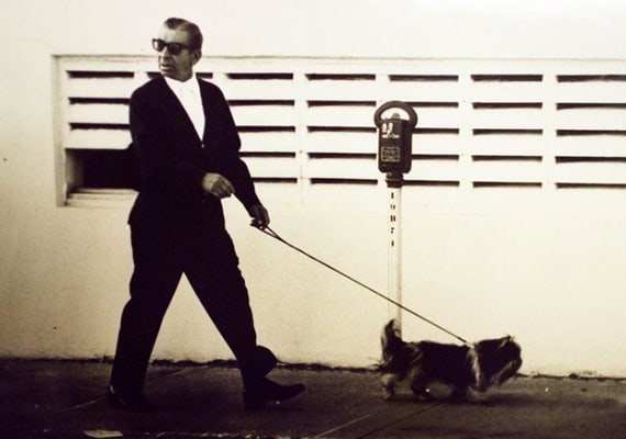 meyer lansky with dog